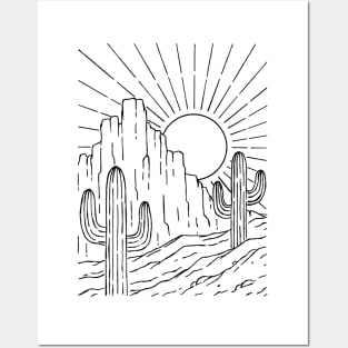 Desert Sun Posters and Art